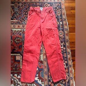 Red Denim BDG Utility pants